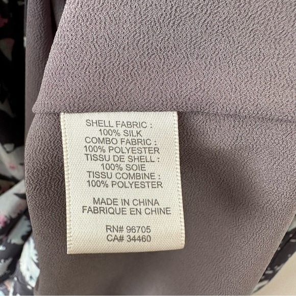 REBECCA Taylor-Floral Silk Blend Midi Dress (Size:4) - Picture 14 of 15